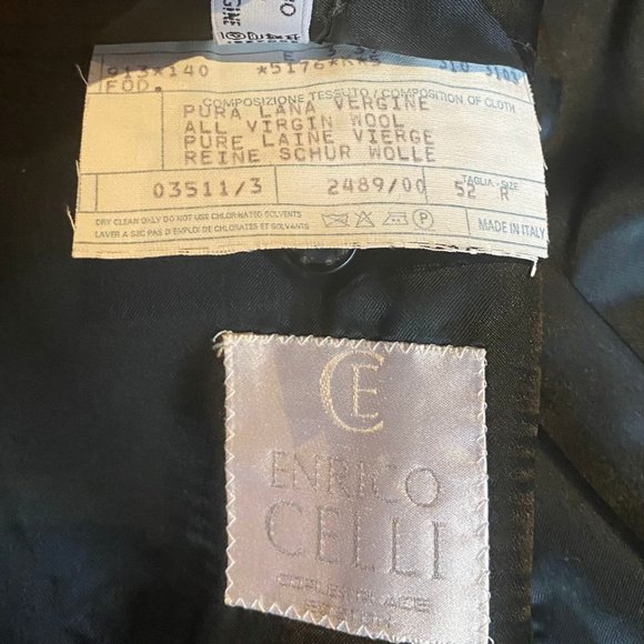 Men Double Breasted Suit Blazer Size 42R or EU 52R - Picture 5 of 5